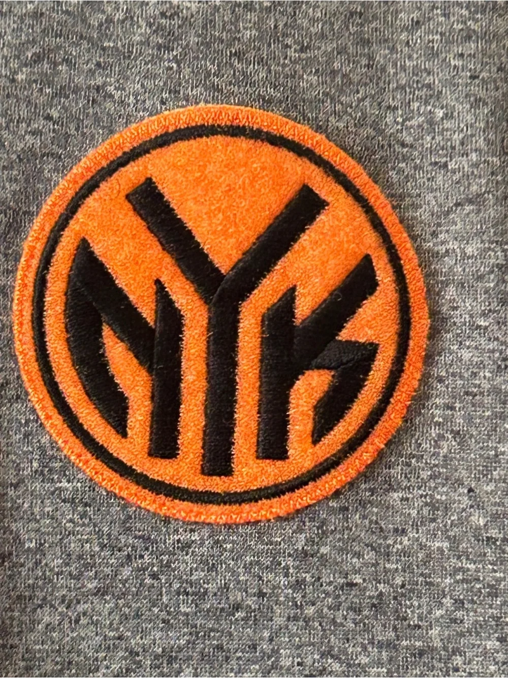 Adidas NBA Knicks On-Court Winter Full Zip Track Jacket Charcoal/Royal Blue